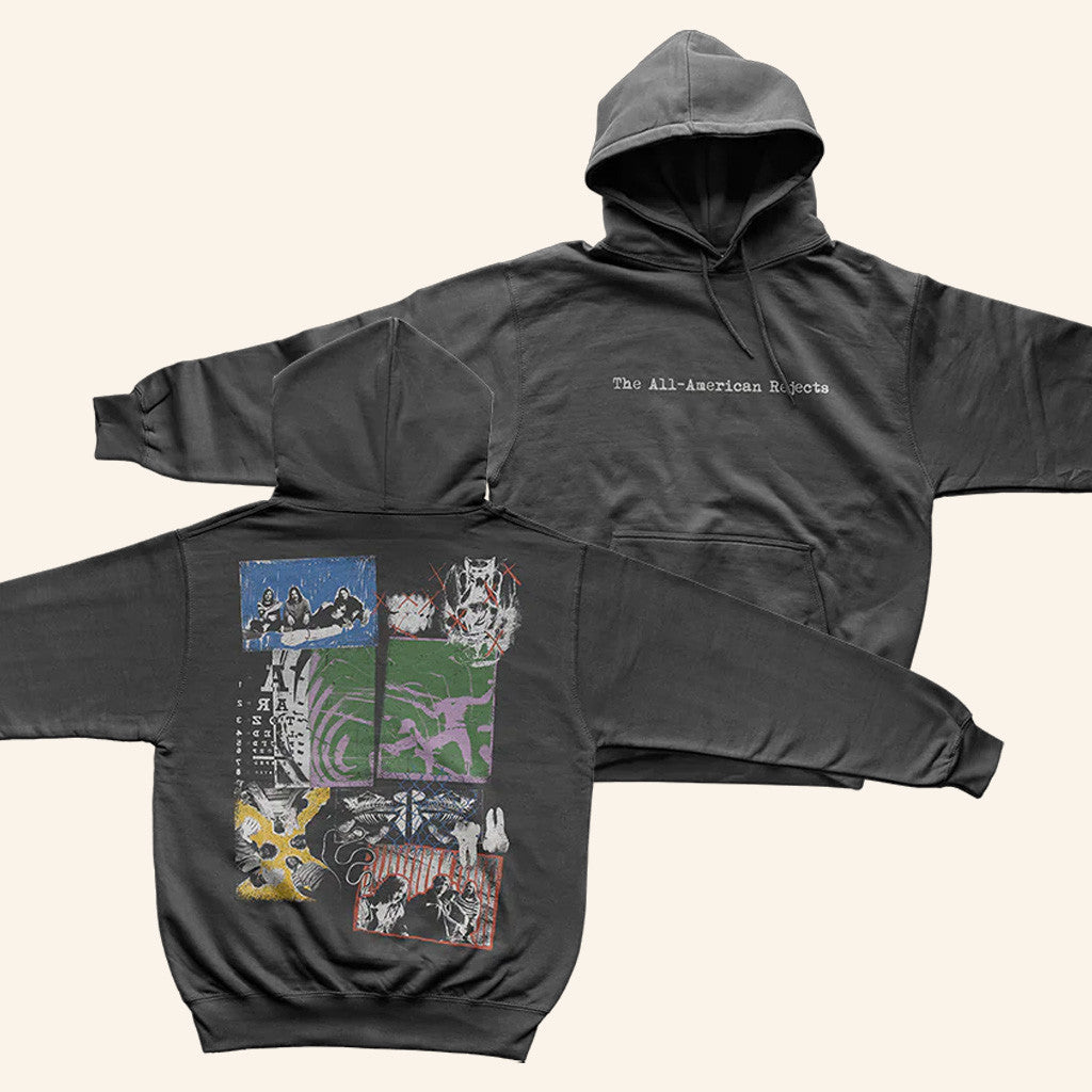 The All-American Rejects Merch Collage Hoodie Present For Husband