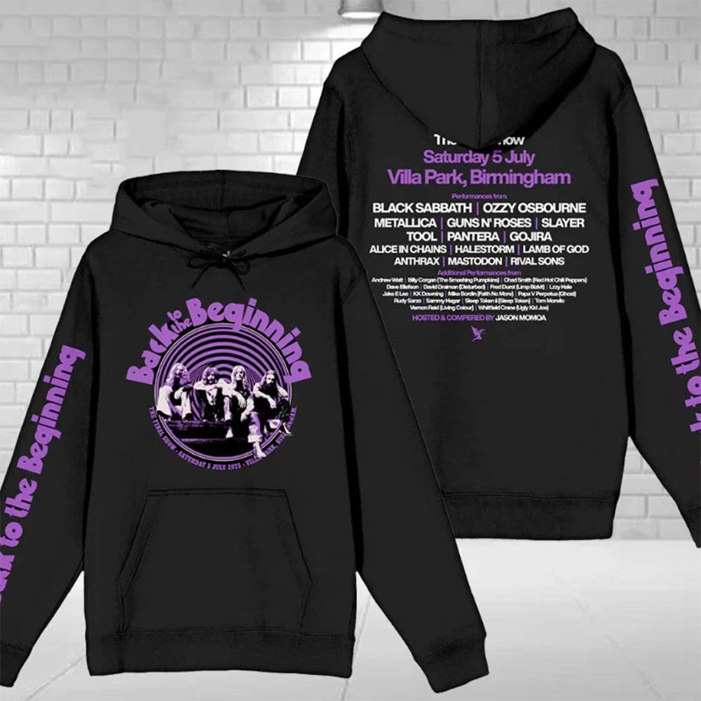 Back To The Beginning 2025 Black Sabbath N Ozzy Osbourne Hoodie Ozzy Osbourne Merch Him Gifts