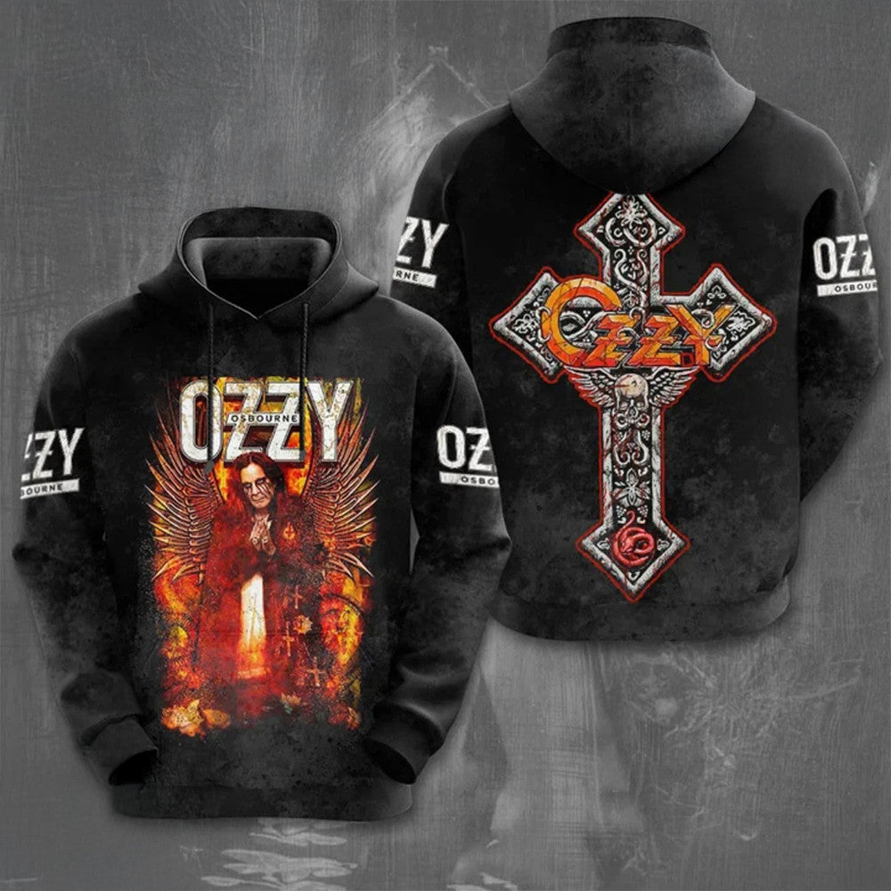 Ozzy Osbourne Band 3D Hoodie Ozzy Osbourne Merch Gift Ideas For Fans