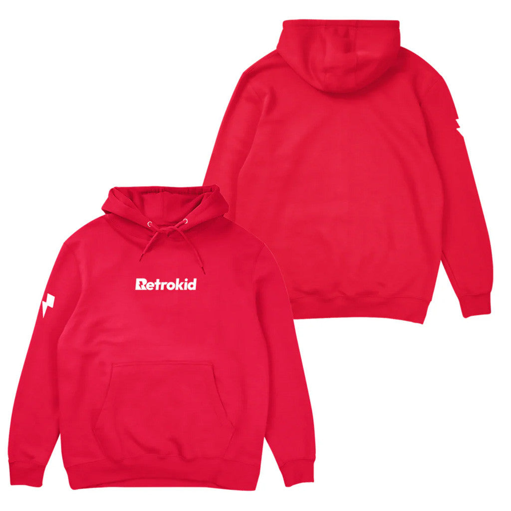 Retrokid Merch Retrokid Originals Signature Hoodie Red Gifts For Friends