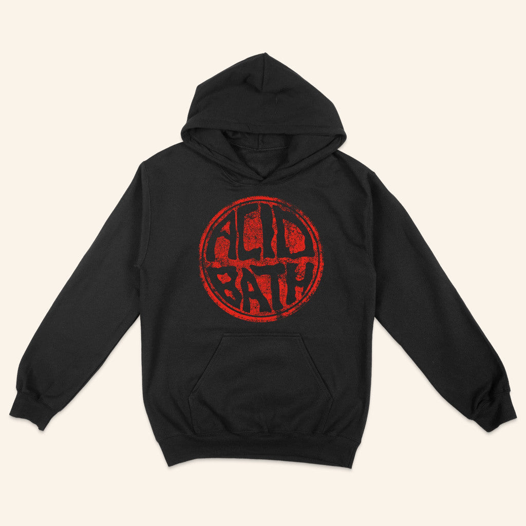 Acid Bath Official Merch Acid Bath WornAnd Torn Logo Hoodie Presents For Boyfriend