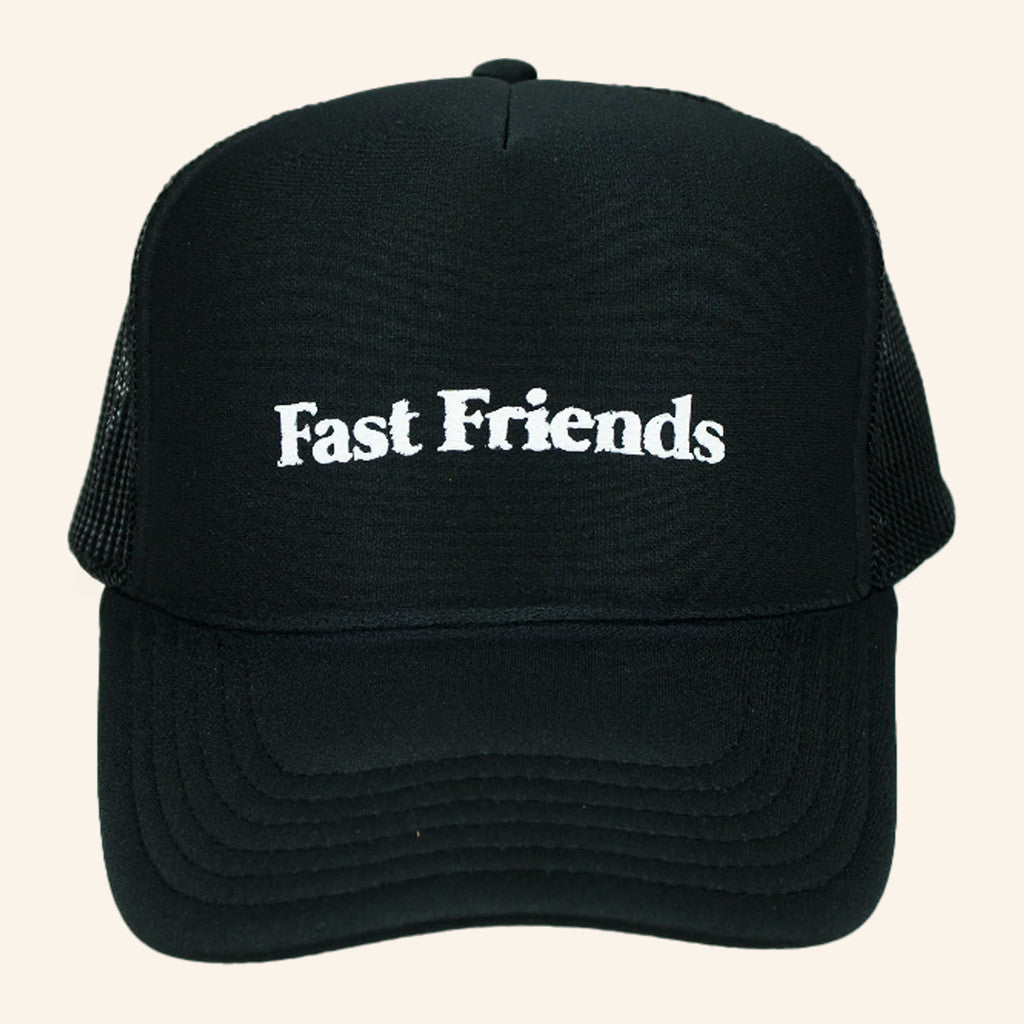 Down Right Merch Fast Friends FF Logo Hat Black Best Gifts For Boyfriend