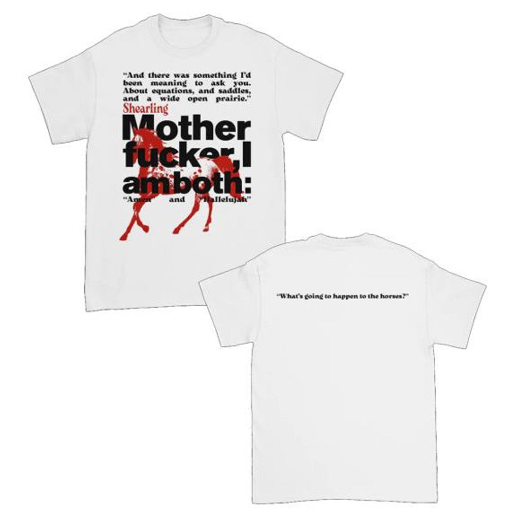 Mishap Records Merch What's Going To Happen To The Horses T-Shirt Gifts For Boyfriend