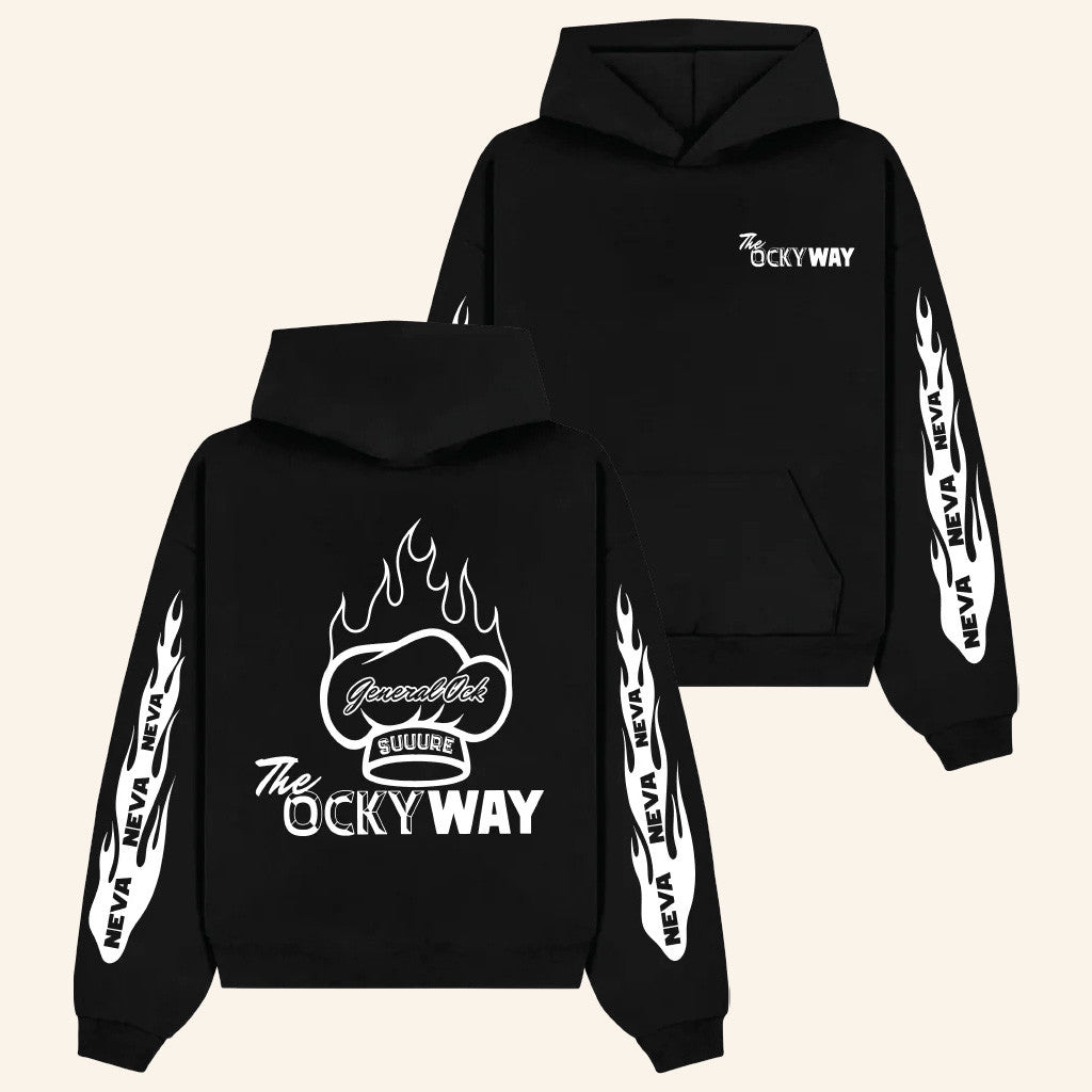 Theockywayshop Merch The Ocky Way Flame Hoodie Gifts For Dad