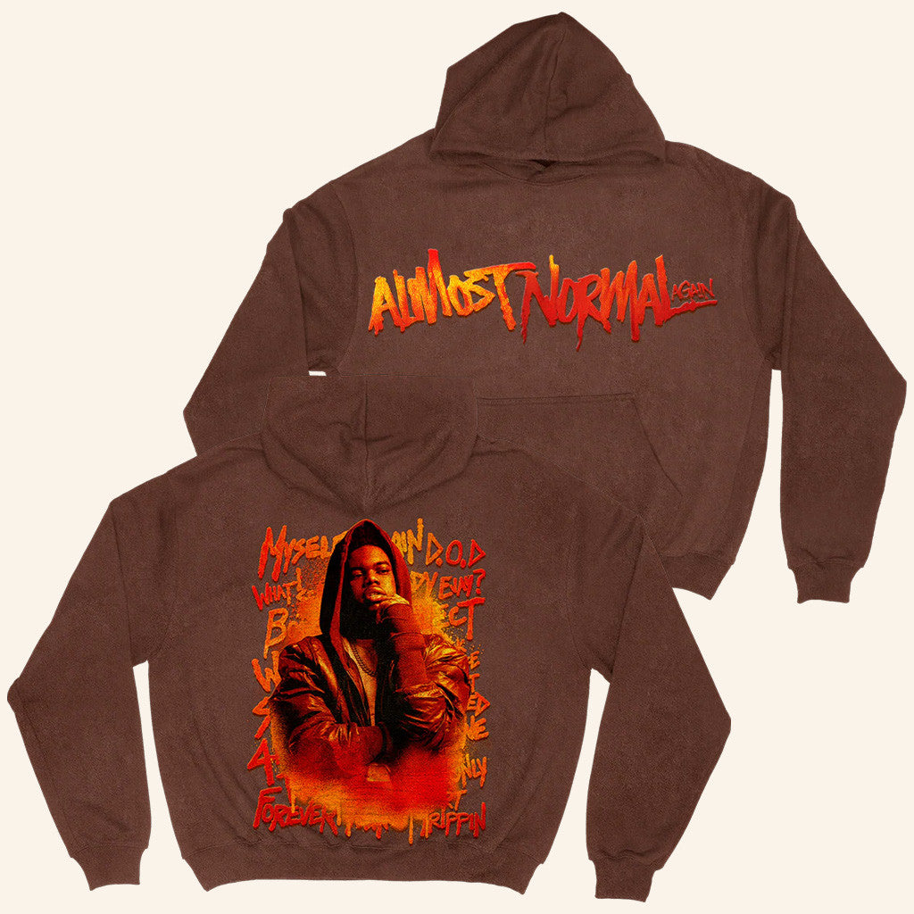 Interscope Records Merch Lil Poppa Almost Normal Again Hoodie Gifts For Boyfriend