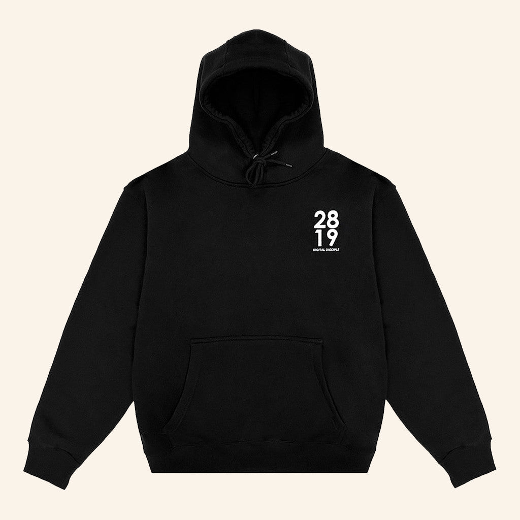 2819 Church Merch 2819 Digital Disciple Black Hoodie Gifts For Dudes