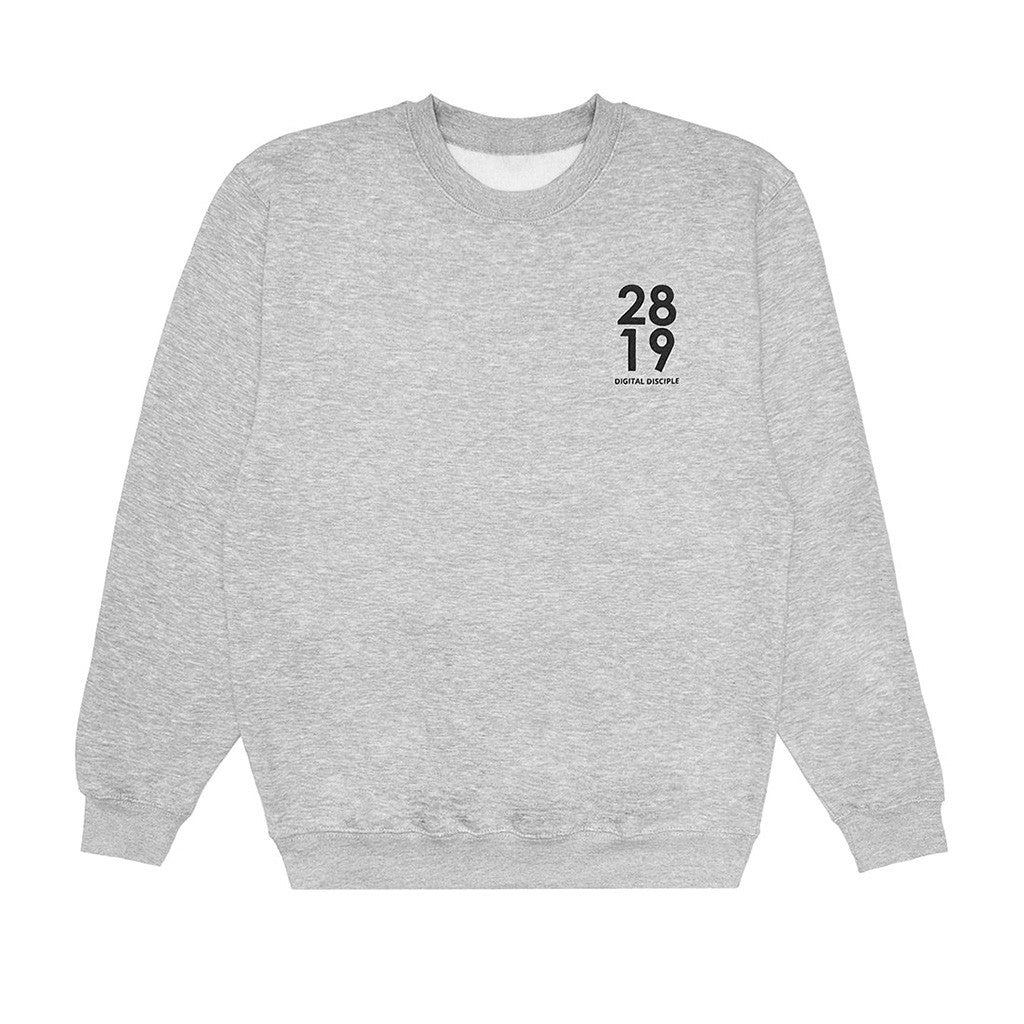 2819 Church Merch 2819 Digital Disciple Grey Sweatshirt Present For Friends