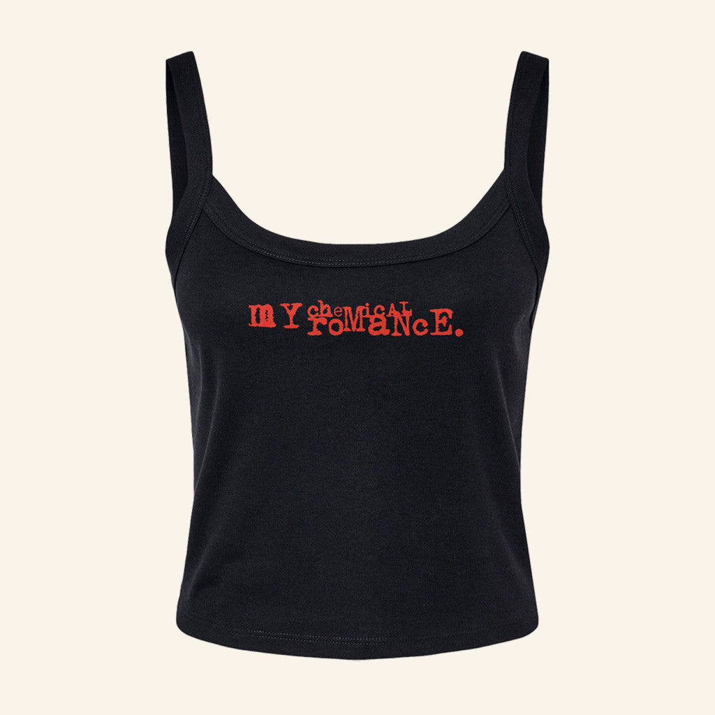 My Chemical Romance Tour Merch Three Cheers Logo Ribbed Tank Gifts For Her