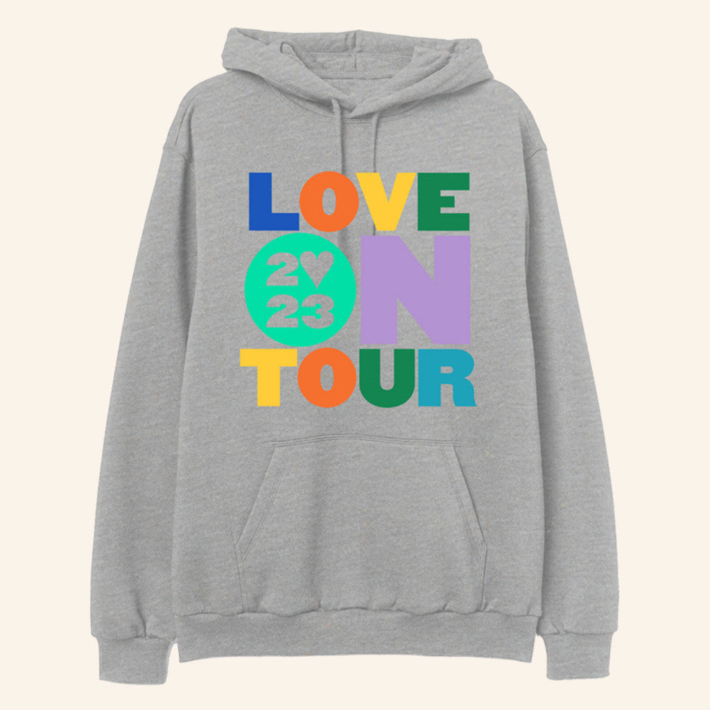 Harry Styles Merch New 2025 Love On Tour 2023 Gray Hoodie Gift Ideas For Her