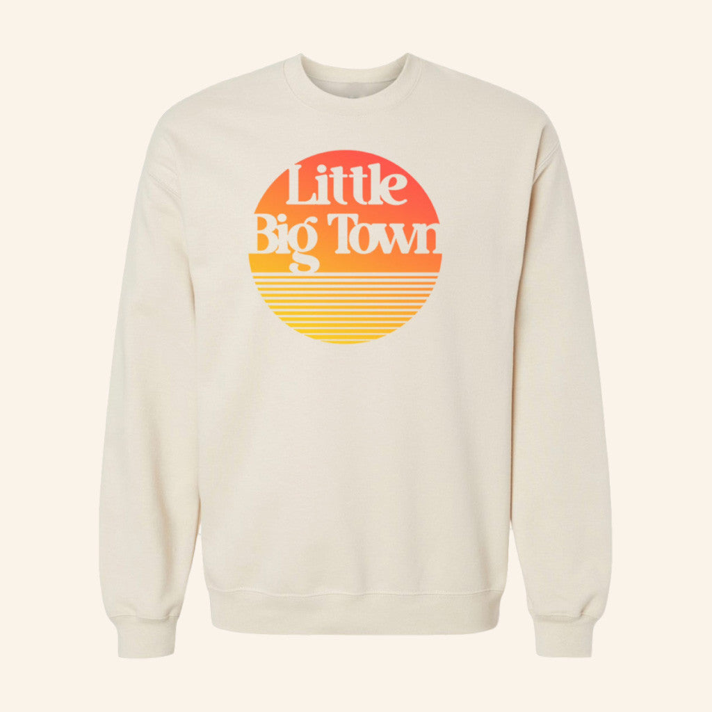 Little Big Town Merch Little Big Town Sunset Crewneck Sweatshirt Friends Gifts
