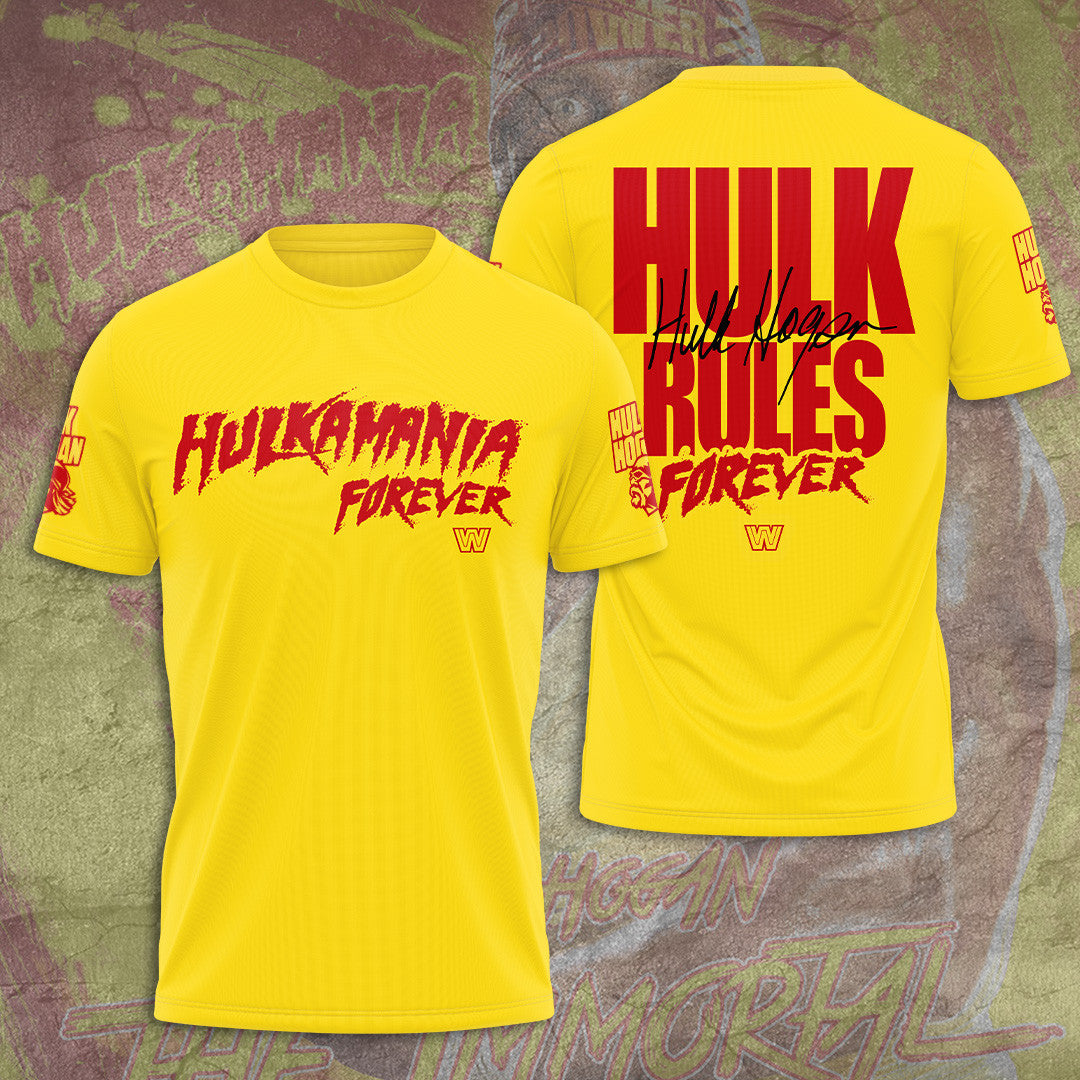 RIP Hulk Hogan T-Shirt Hulkamania Forever Shirt Hulk Rules Forever