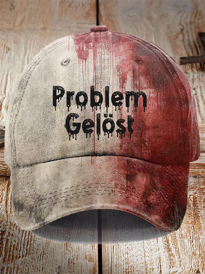 Problem Solved Hat Horror Scary Bloody Hat Halloween Gifts For Him