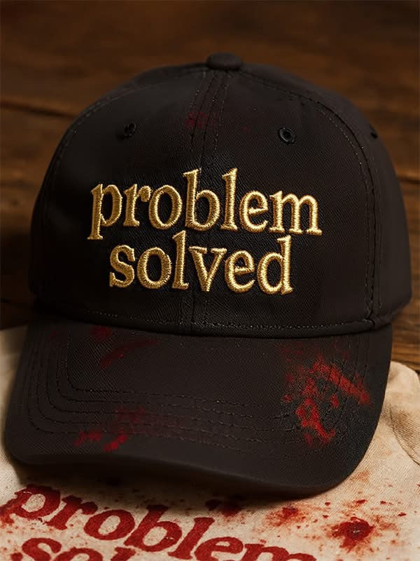 Problem Solved Hat Horror Scary Hat Best Gifts For Halloween