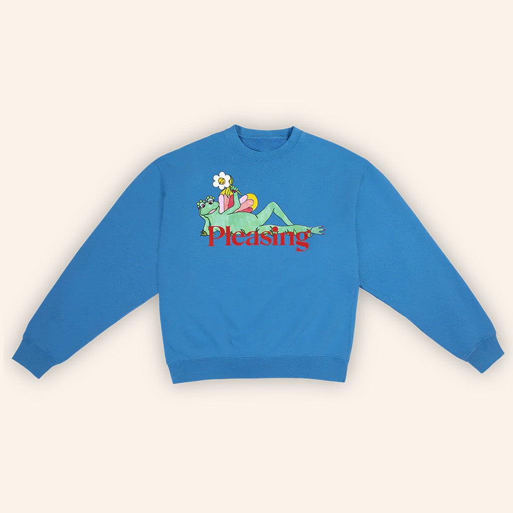 Harry Styles Pleasing Merch Frog Pleasing Crewneck Sweatshirt Gifts For Besties
