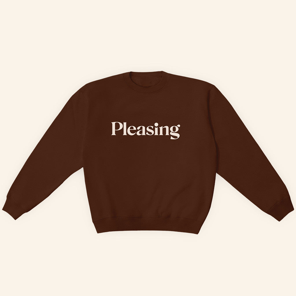 Harry Styles Pleasing Merch The Pleasing Crewneck Brown Sweatshirt Gifts For Him