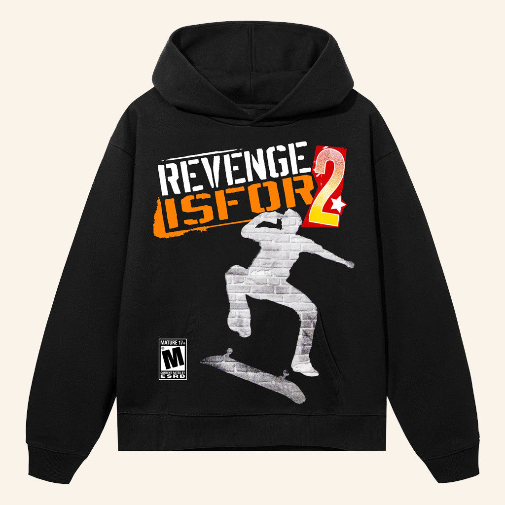 Revenge Merch World Destruction Black Hoodie Unique Gifts For Husband