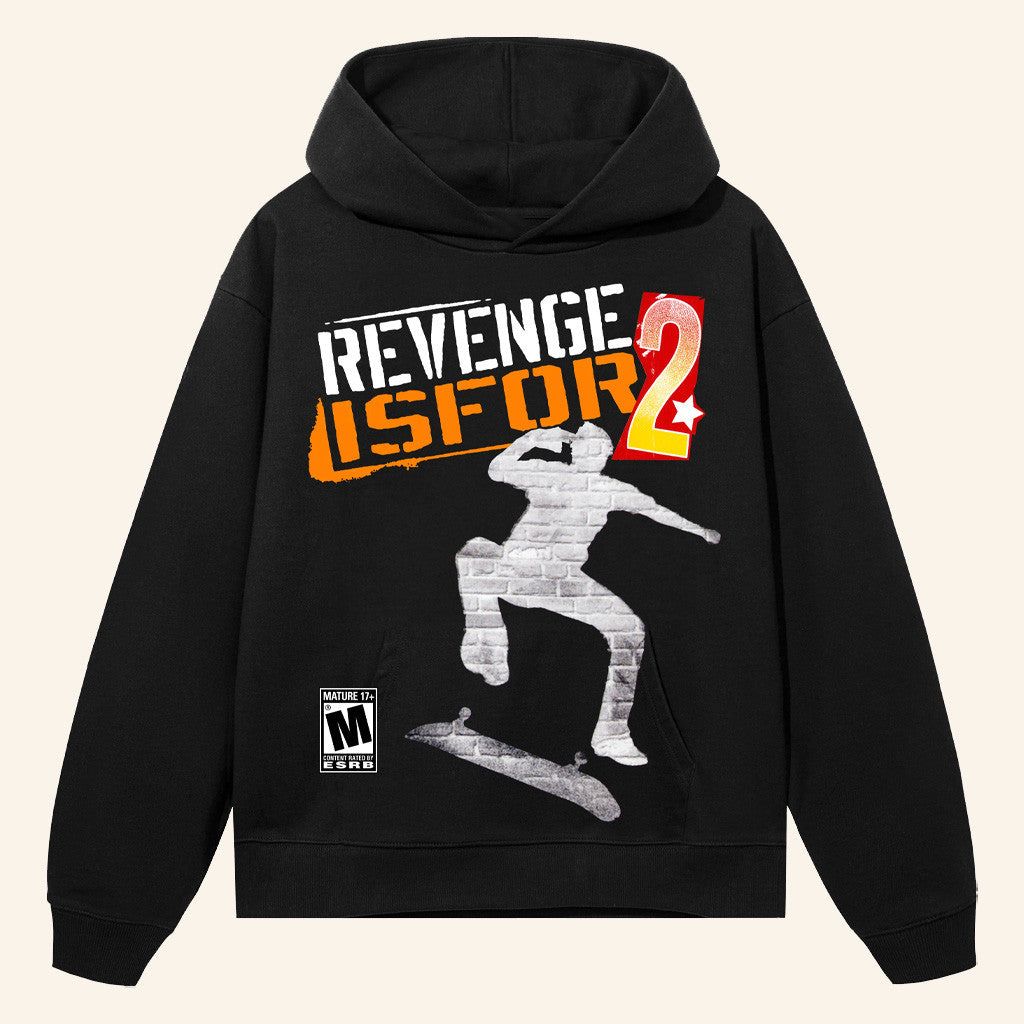 Revenge Official Merch World Destruction Hoodie Black Gifts For Boyfriend