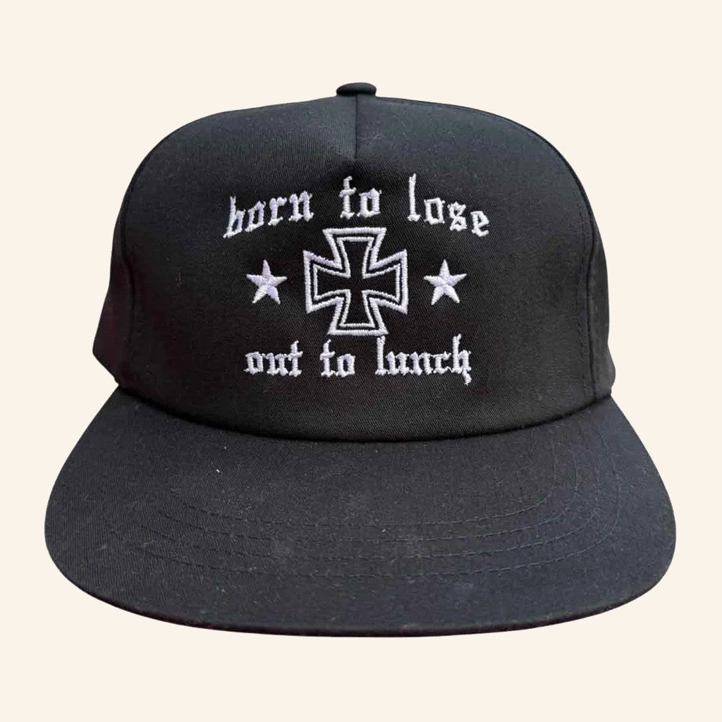 Dog London Merch Born To Love Out To Lucky Embroidered Snapback Hat Gift Ideas For Husband