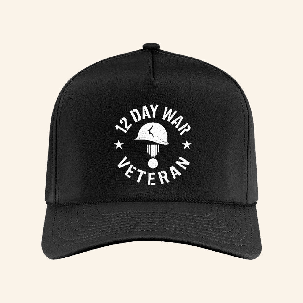 Funnymike Merch 12 Day War Veteran Hat Unique Gift For Dad