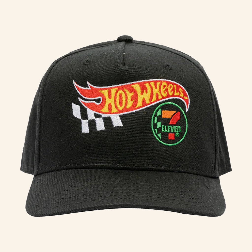 7 Collection Store Merch 7 Eleven X Hot Wheels Checker Embroidered Hat Gift Ideas For Husband