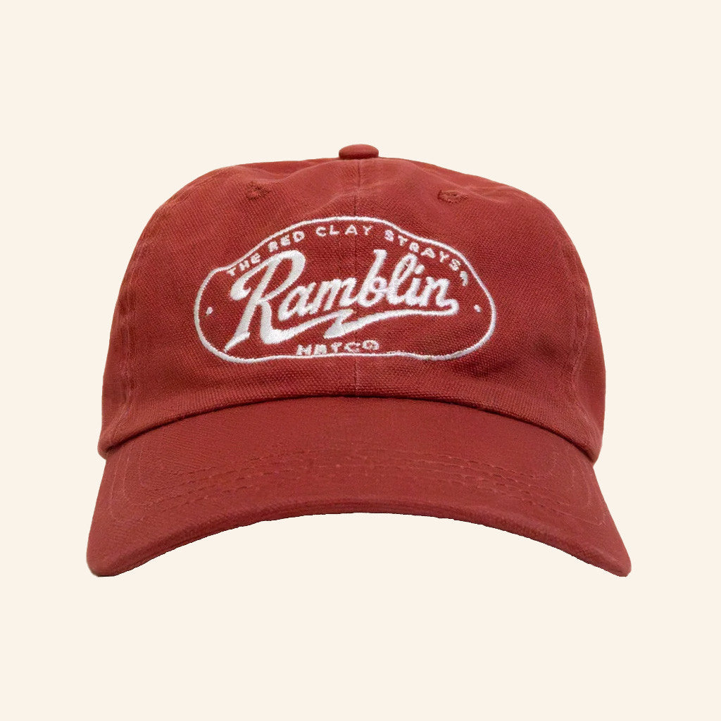 Red Clay Strays Merch Red Clay Strays Tracks Ramblin Embroidered Hat Him Gifts
