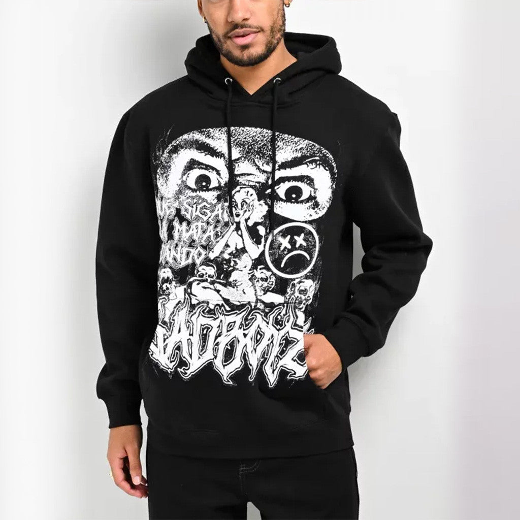 Junior H Sad Boyz Merch Sad Boyz Eyes Black Hoodie Gifts For Boyfriend