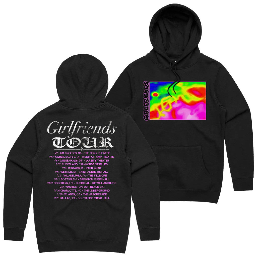 Girlfriend Xo Merch Girlfriends Internet Killed Tour Black Hoodie Gifts For Friends