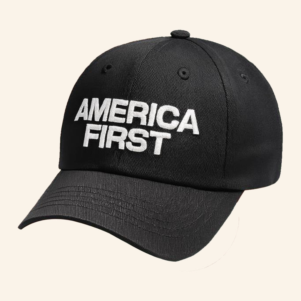 Nick Fuentes Merch Embroidered America First Cap Gifts For Father
