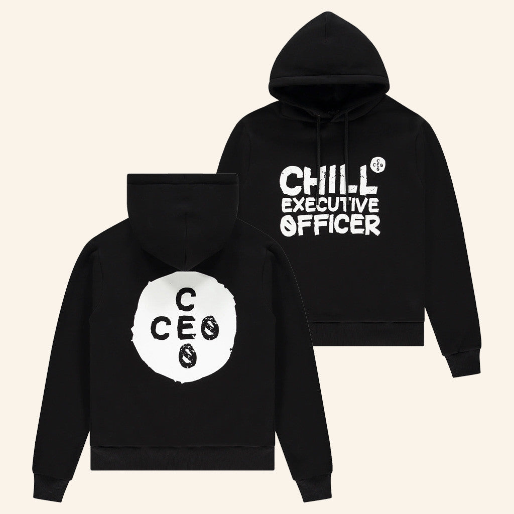 Armada Music Merch Chill Executive Officer Logo Hoodie Black Best Gifts For Music Lovers