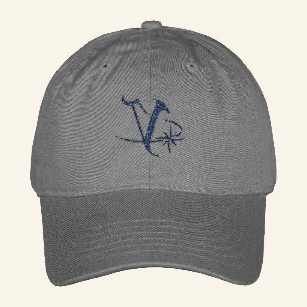 Quadeca Merch Quadeca Vanisher Embroidered Grey Hat Gifts For Dad