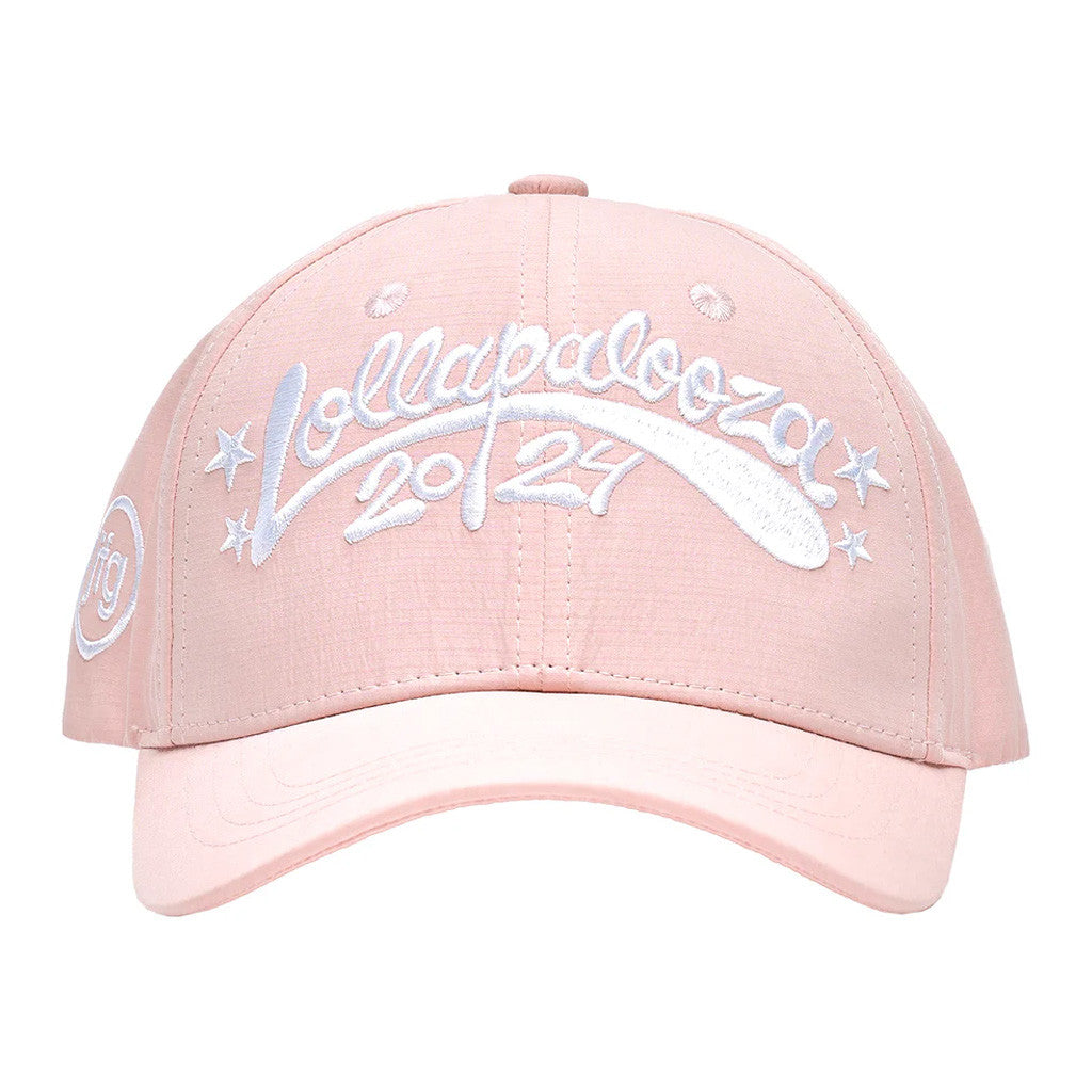 Lollapalooza Band Merch JFG Lolla Script Embroidered Hat Gifts For Girlfriend