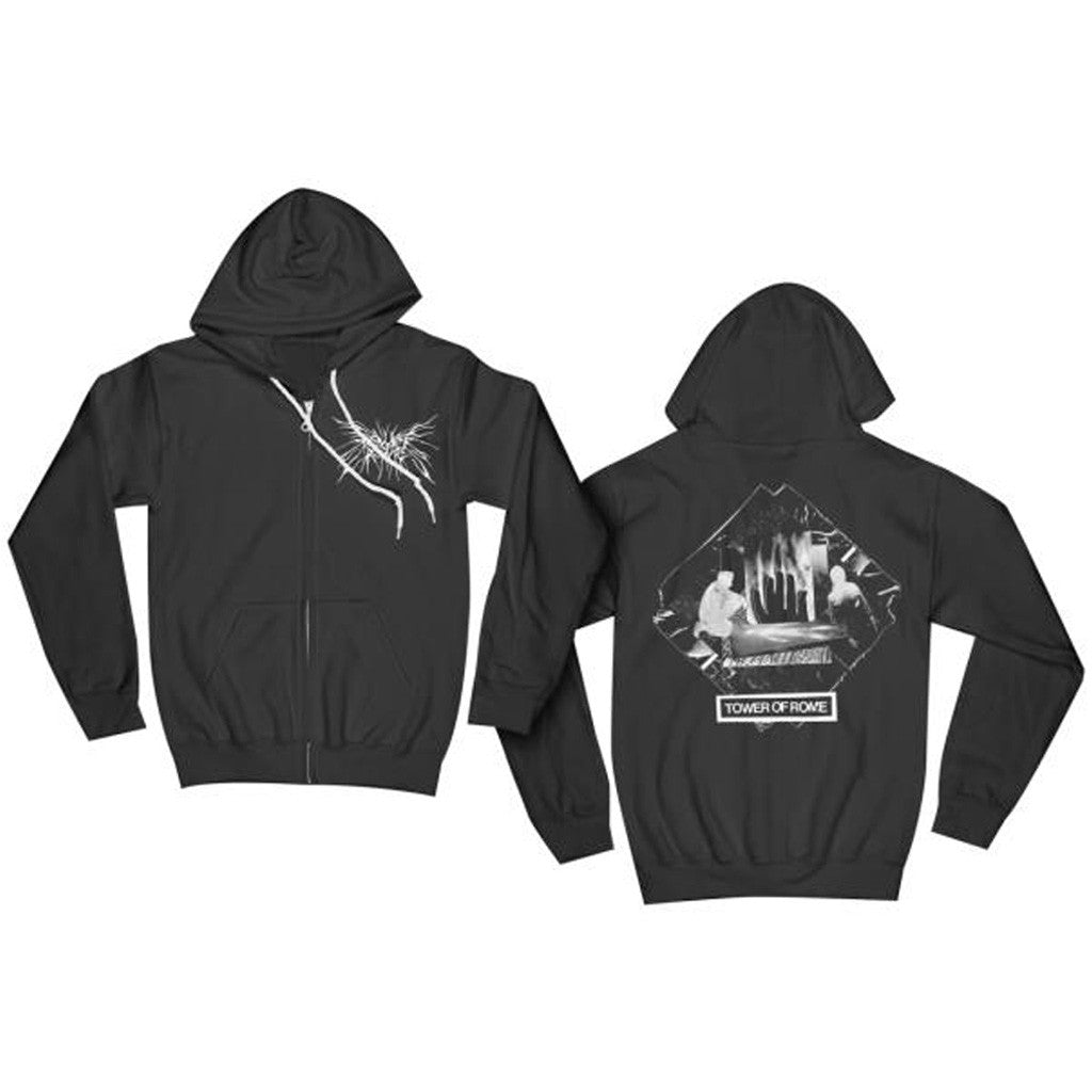 Wax Vessel Merch Tower Of Rome Diamond Zip Hoodie Gifts For Dad
