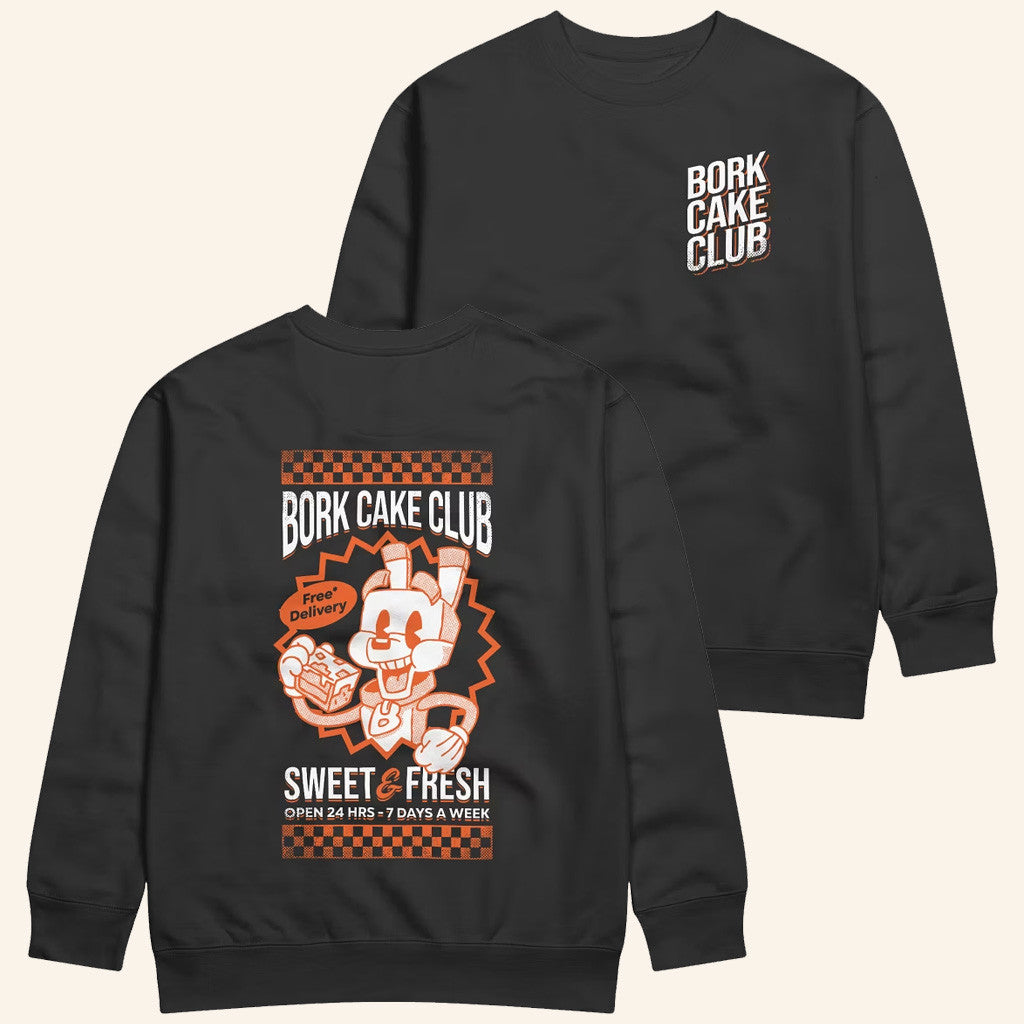 Slogo Merch Bork Cake Club Sweatshirt Gifts For Him