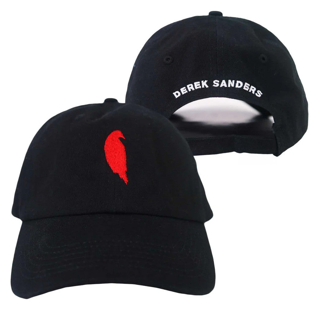 Merch Now Merch Derek Sanders Bird Logo Black Embroidered Hat Good Gifts For Boyfriend