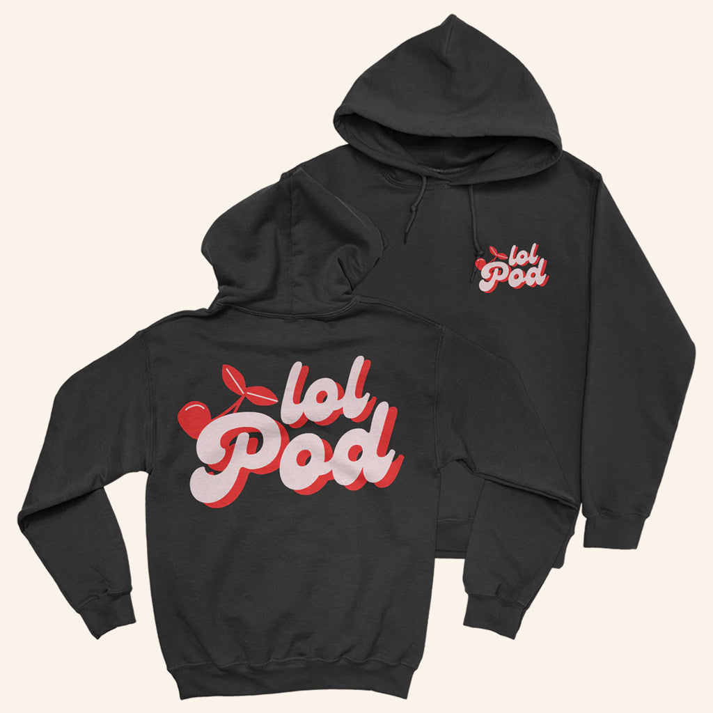 Lol Podcast Merch Cherry Logo Hoodie Gifts For Besties