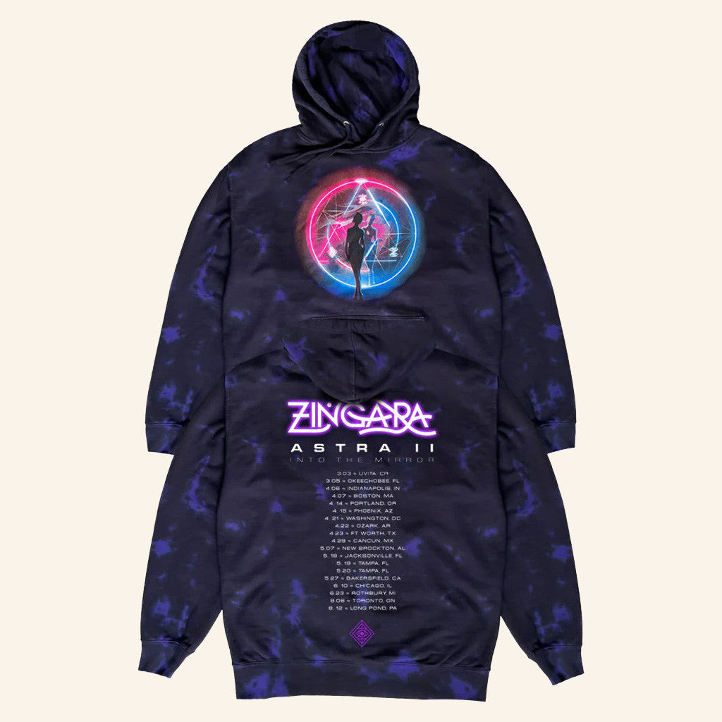 Zingara Merch Astra II Tie Dye Tour Hoodie Gifts For Friends