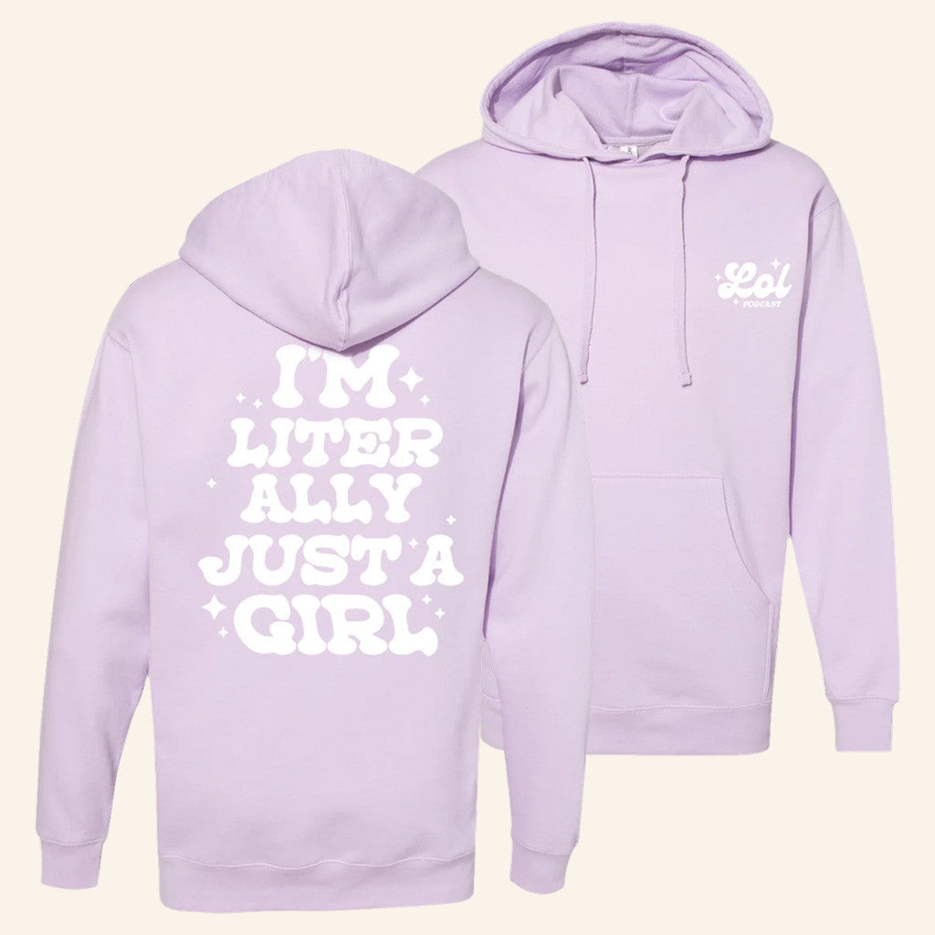 Lol Podcast Merch Just A Girl Hoodie Gifts For Sister