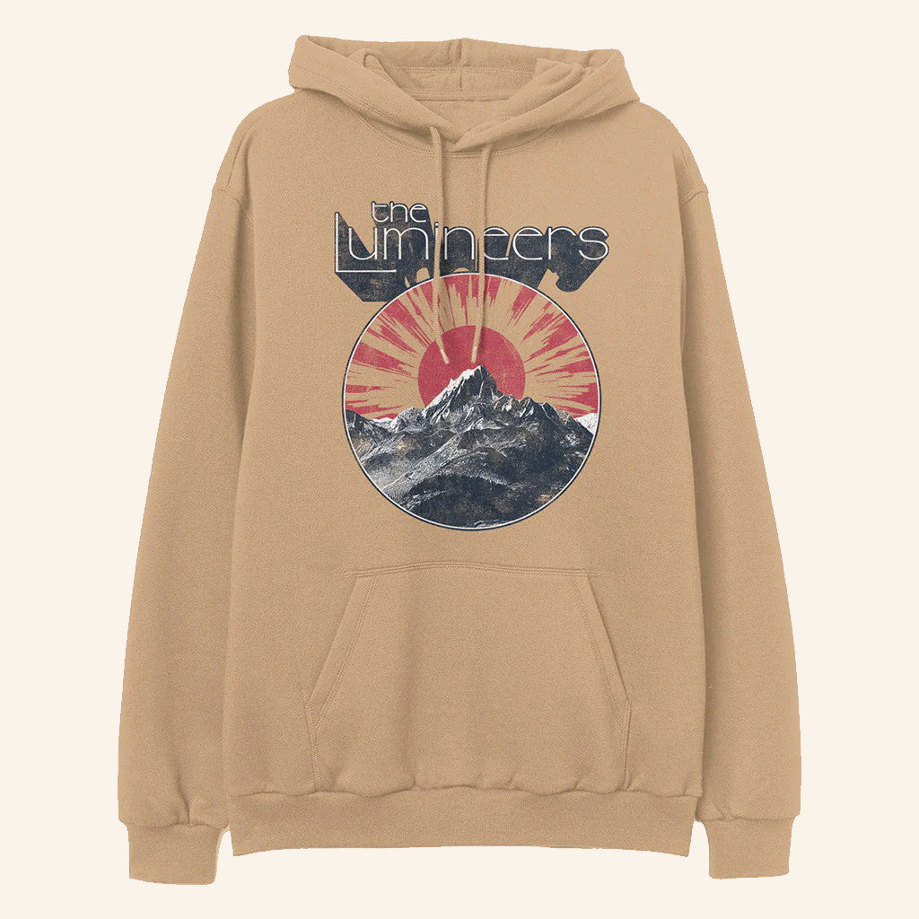 Lumineers Merch Tour 2025 The Lumineers Mountain Sunrise Hoodie Besties Gifts