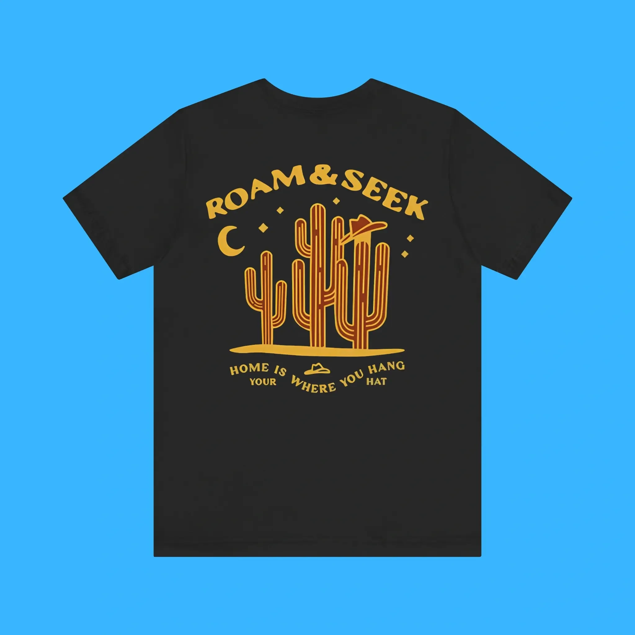 Roam Seek Home Is Where You Hang Your Hat Premium Shirt