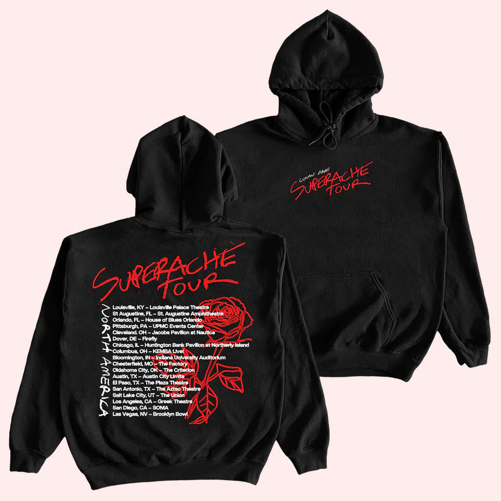 Conan Gray Merch Conan Gray 2022 Superache Tour Hoodie Gifts For Him