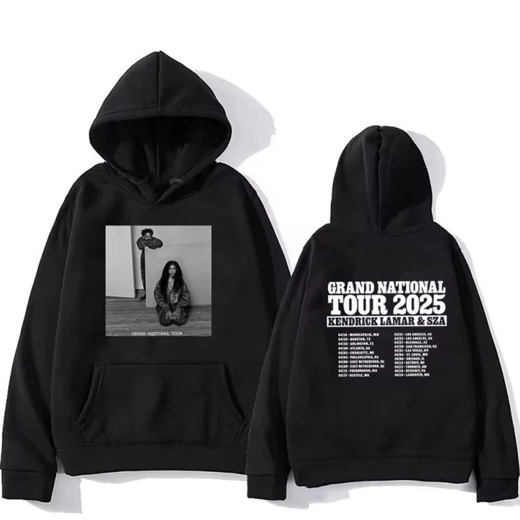 Kendrick Lamar Merch Grand National Tour 2025 Hoodie Kendrick Lamar And SZA Hoodie