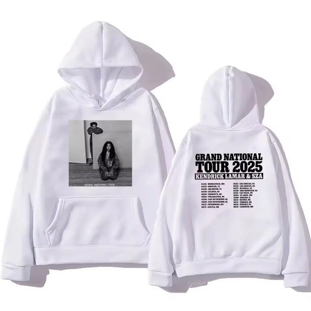 Kendrick Lamar Merch Grand National Tour 2025 Hoodie Kendrick Lamar And SZA Hoodie