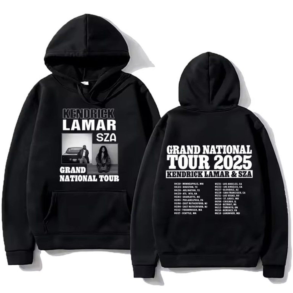 Kendrick Lamar Merch Kendrick And SZA Grand National Hoodie Cool Gifts For Music Lovers