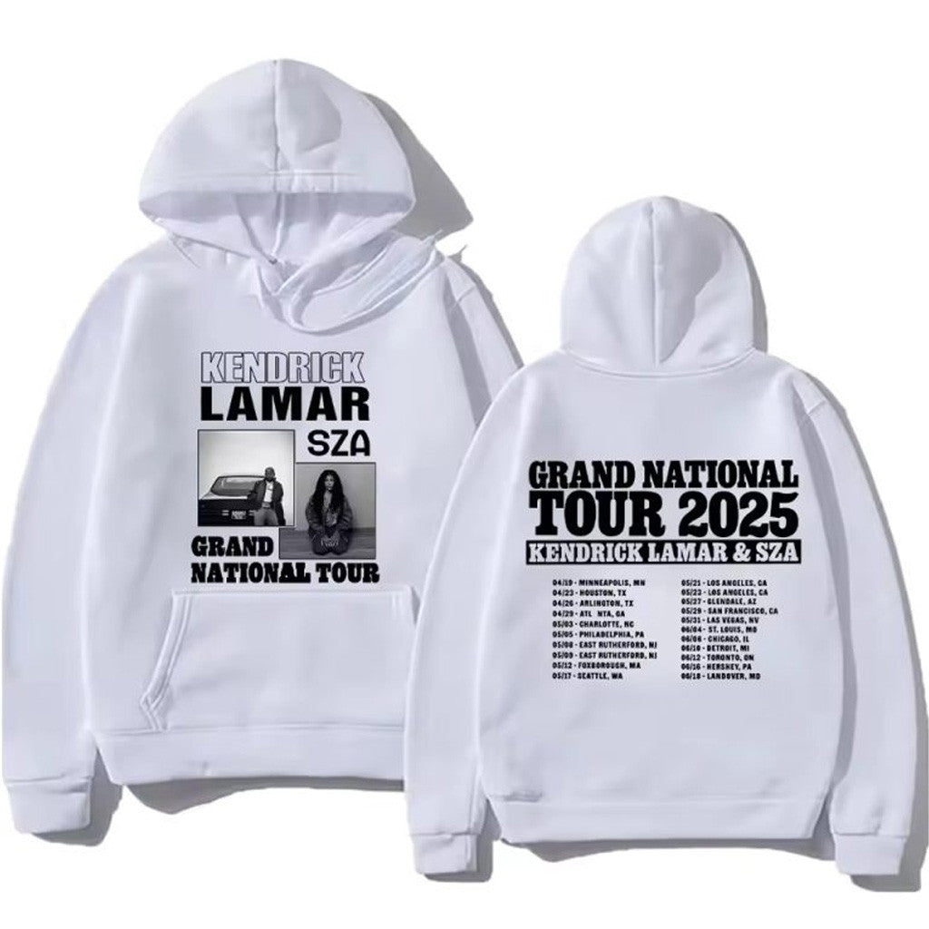 Kendrick Lamar Merch Kendrick And SZA Grand National Hoodie Cool Gifts For Music Lovers
