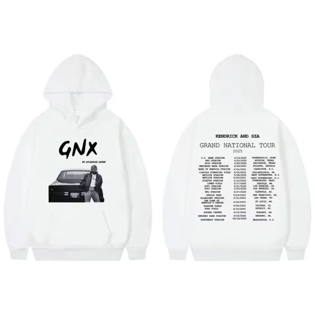 Kendrick Lamar Merch Kendrick and SZA Grand National Tour Hoodie Gifts For Music Fans