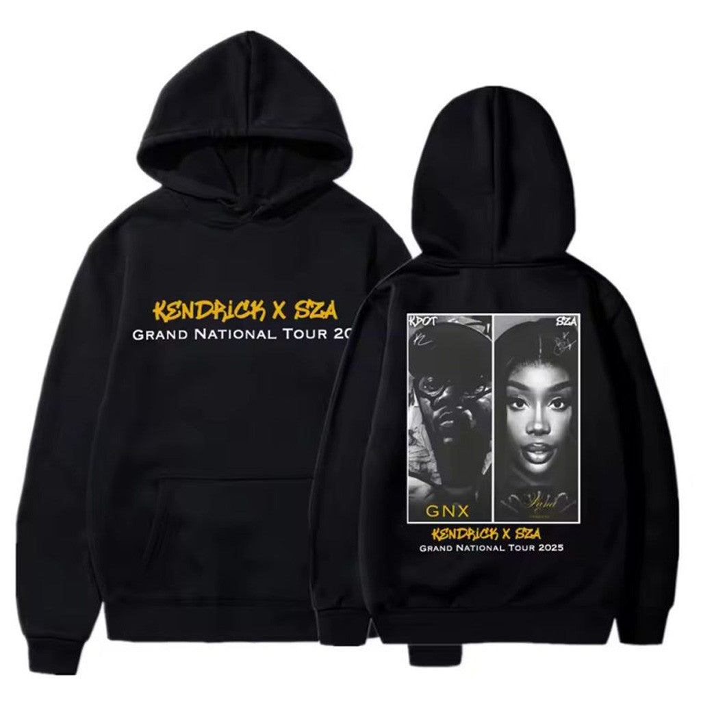 Kendrick Lamar Merch Kendrick Lamar SZA Hoodie Grand National Tour 2025 Hoodie Fan Merch