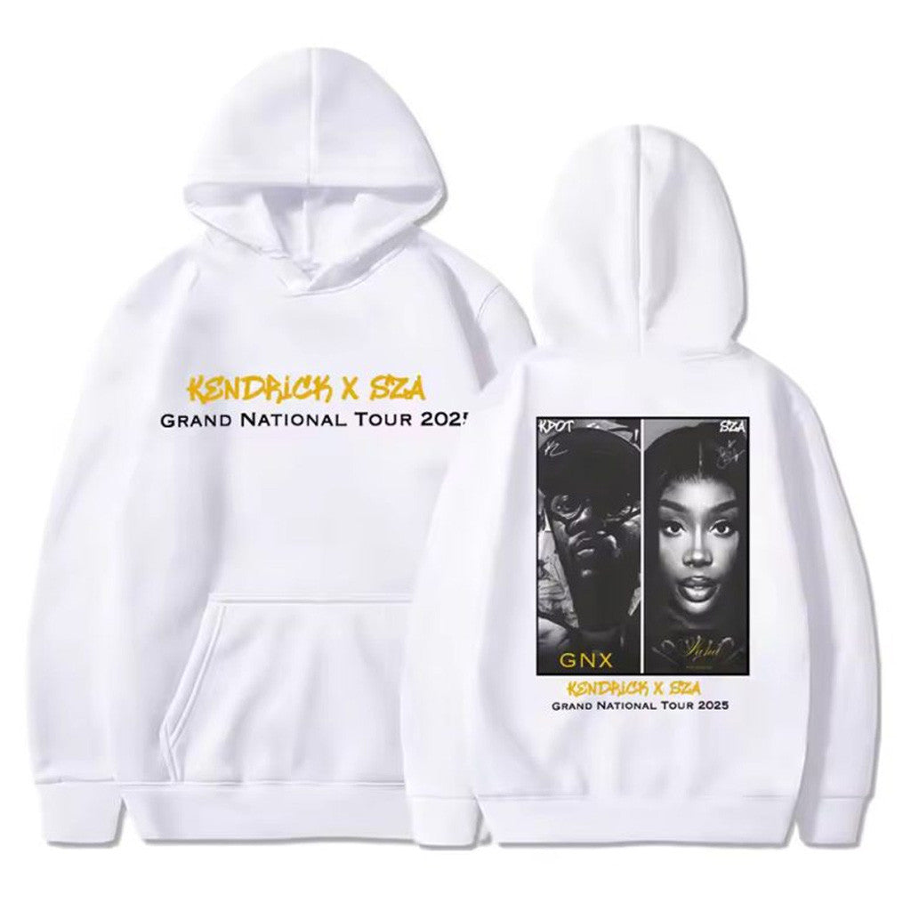 Kendrick Lamar Merch Kendrick Lamar SZA Hoodie Grand National Tour 2025 Hoodie Fan Merch