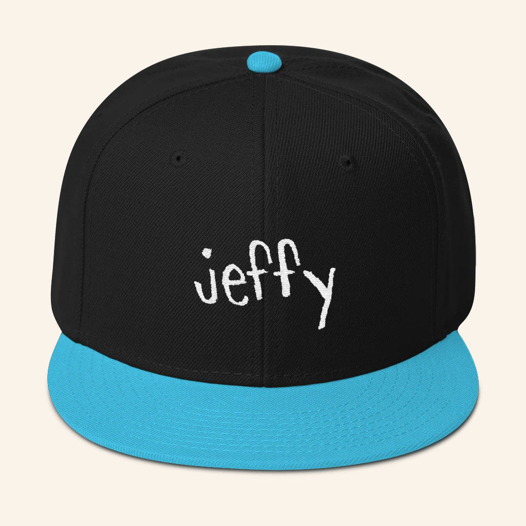 SML Merch Black And Blue Jeffy Snapback Hat Best Gifts For Friends