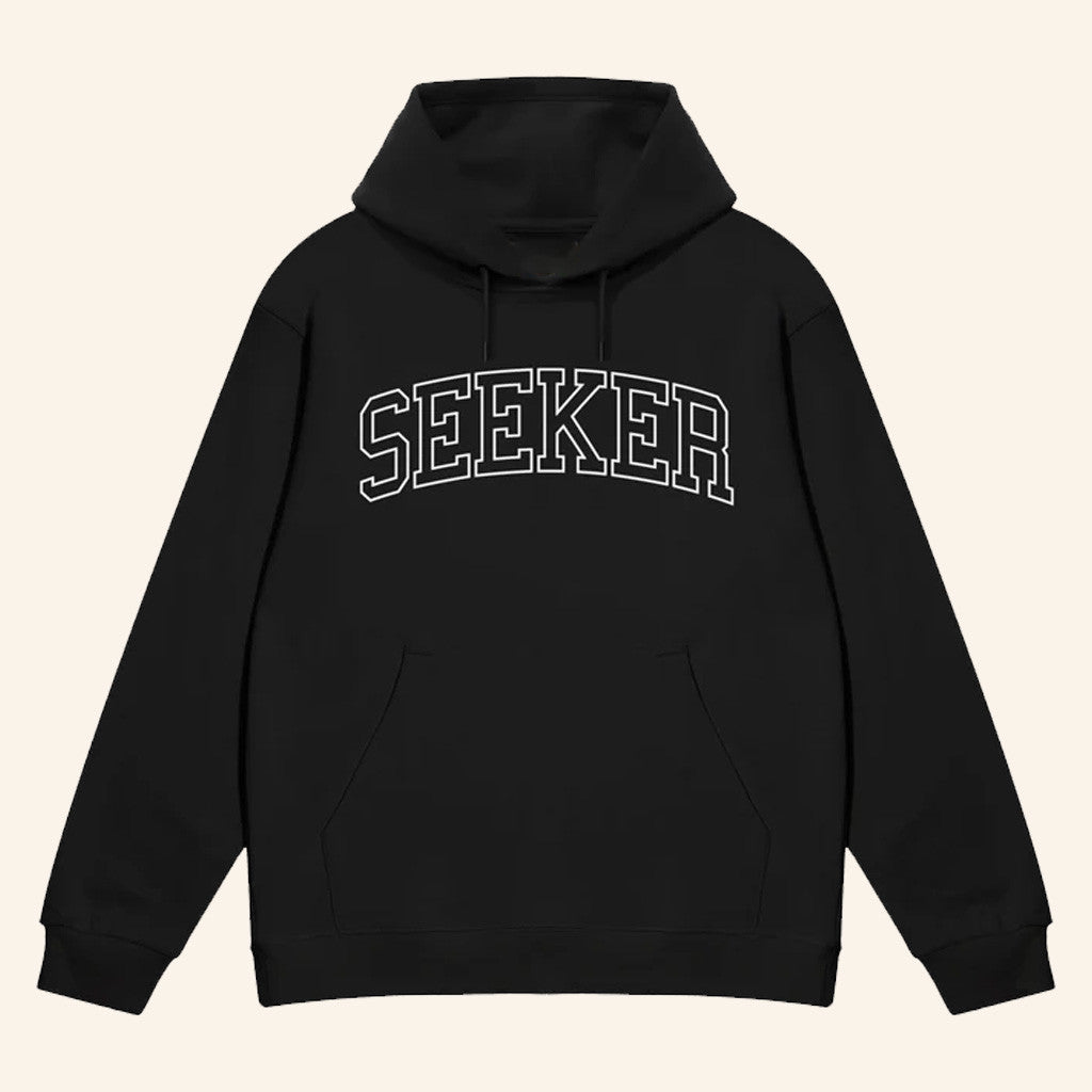 Seek Discomfort Merch Seeker College Hoodie Best Gifts For Boyfriend