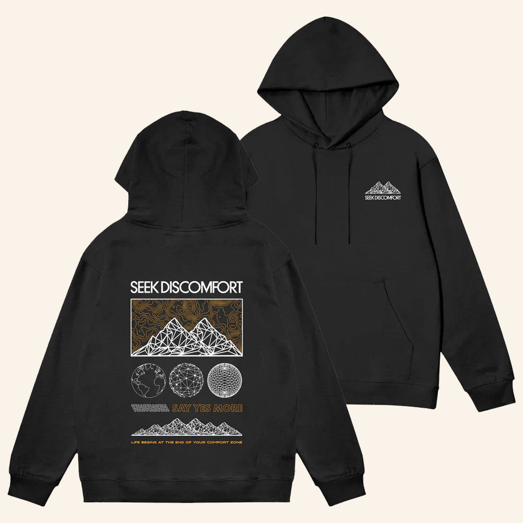 Seek Discomfort Merch Summit Beyond Hoodie Gift For Besties